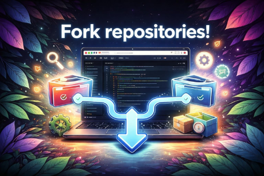 Fork repositories illustration
