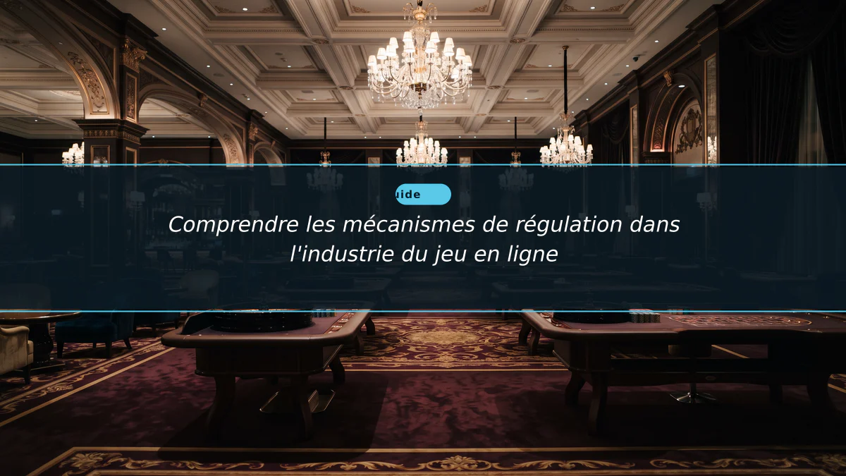 Comprendre les mécanismes de régulation dans l'industrie du jeu en ligne