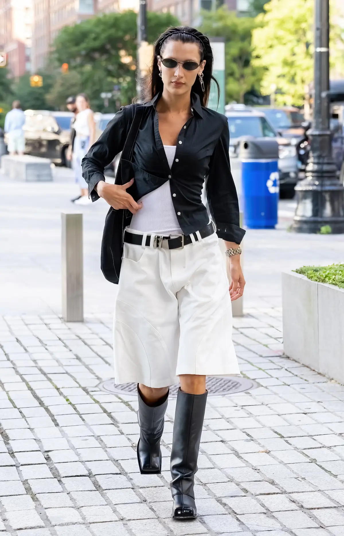 Long Denim Shorts Are a Summer Staple