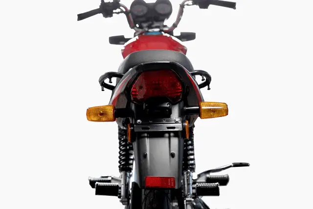 Moto Keller Stratus 150 Full Ad Rojo de perfil