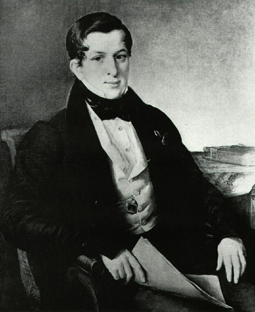 Портрет шуйского купца И И Киселева 1842.jpg