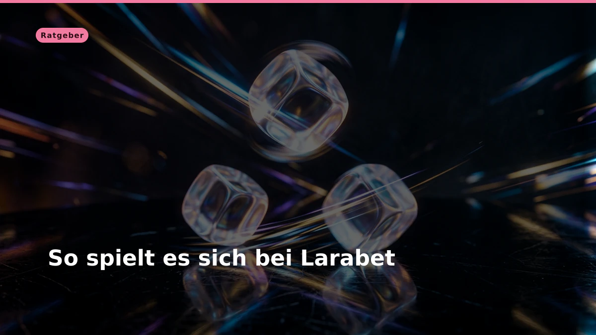 So spielt es sich bei Larabet