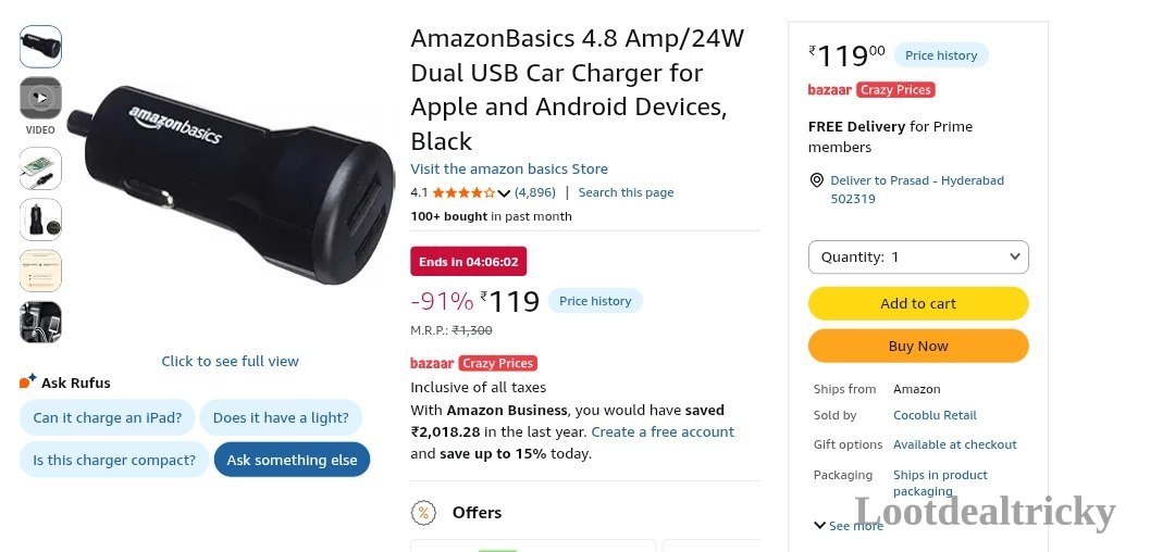 Flipkart 119 | Huge Savings Offer
