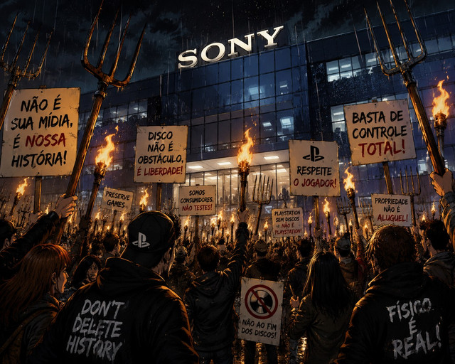 🚨 SONY ENFRENTA REVOLTA HISTÓRICA APÓS ANUNCIAR O FIM DOS JOGOS FÍSICOS