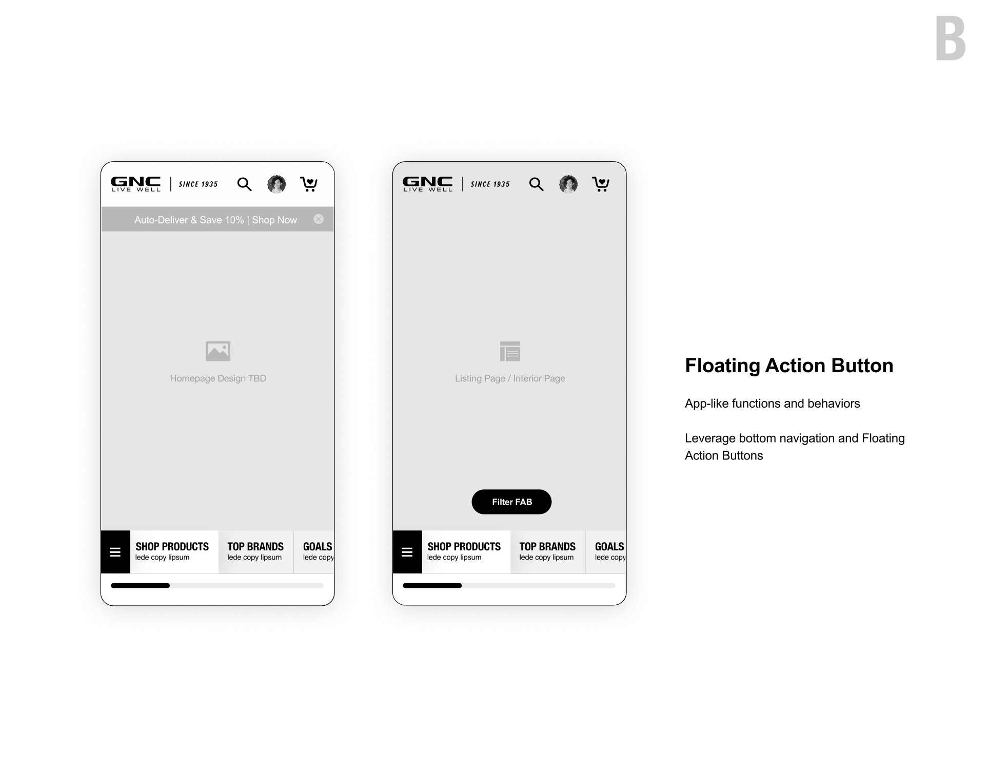 GNC — UX Optimization