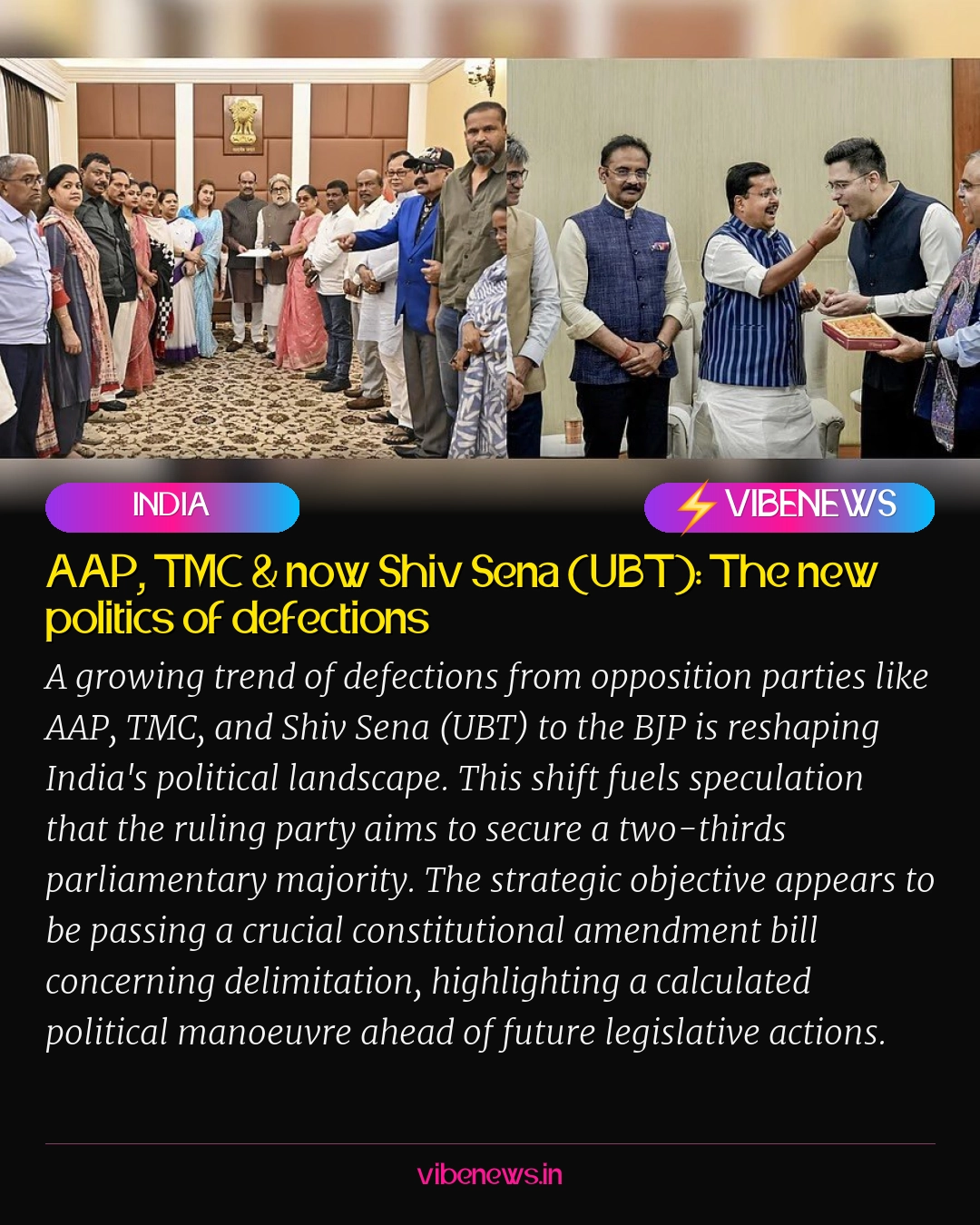 AAP, TMC & now Shiv Sena (UBT): The new politics of defections