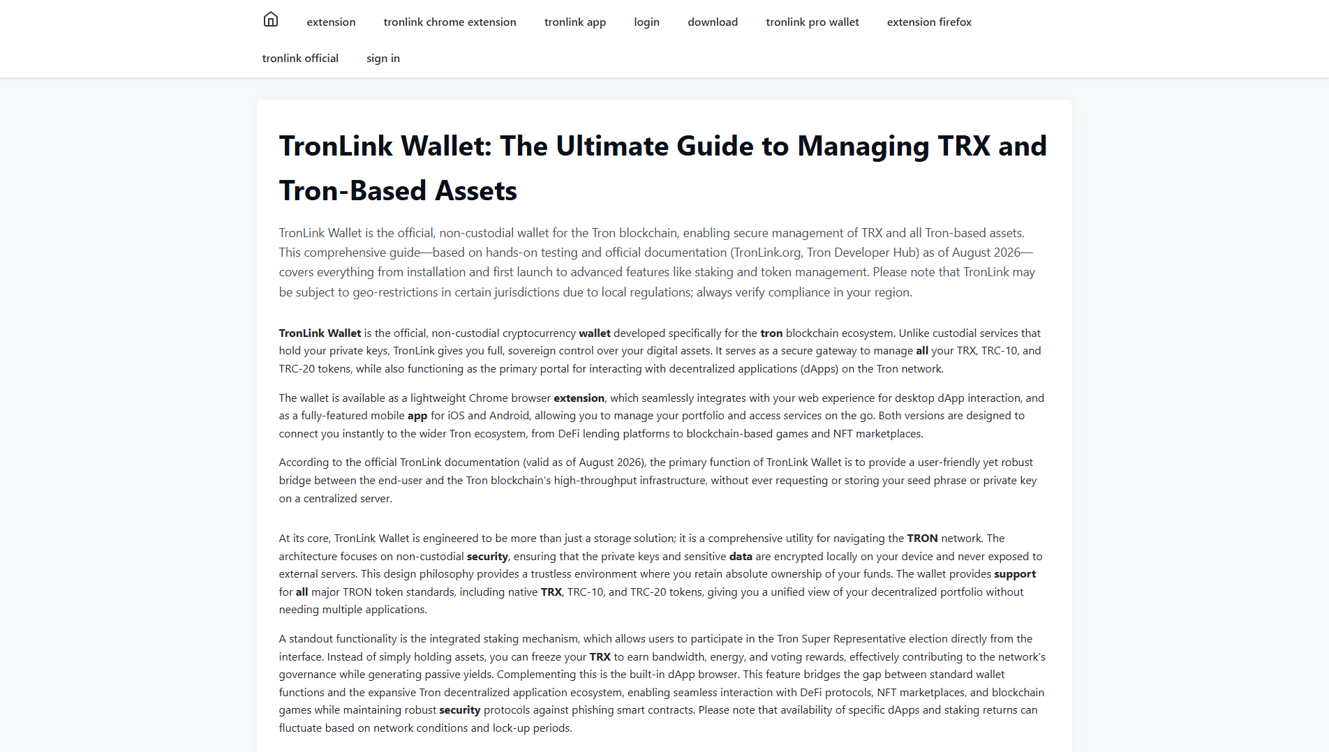 Stored capture of web-tronlink.at