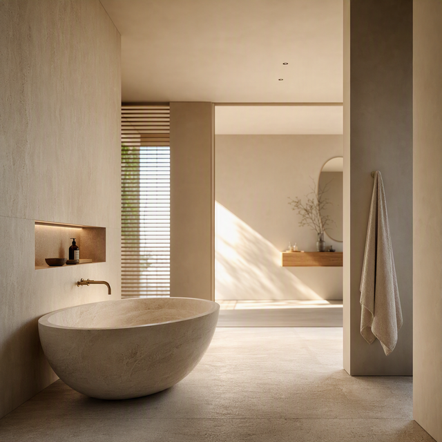 Modern luxury bathroom design