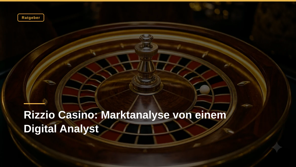 Rizzio Casino: Marktanalyse von einem Digital Analyst