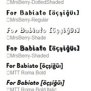 Font-List84