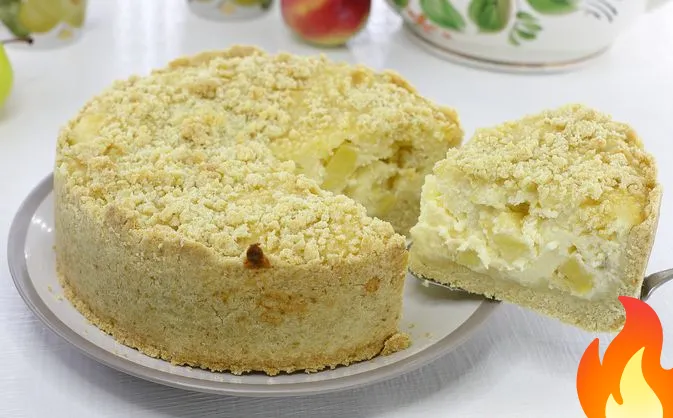 Постер Королевская ватрушка с яблоками