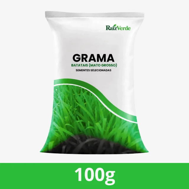 Sementes de grama Raiz Verde - 100 g