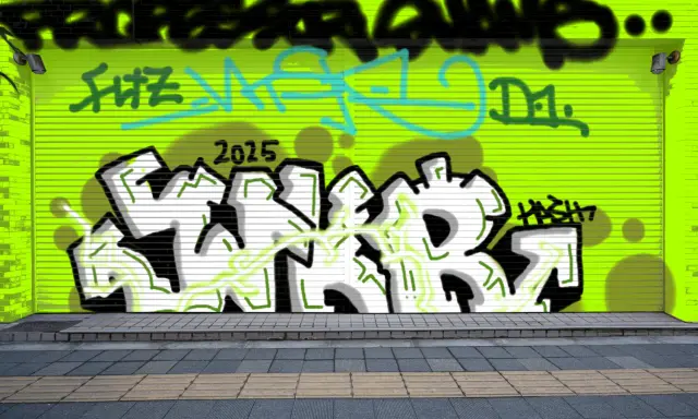 Graffiti artwork by KASH