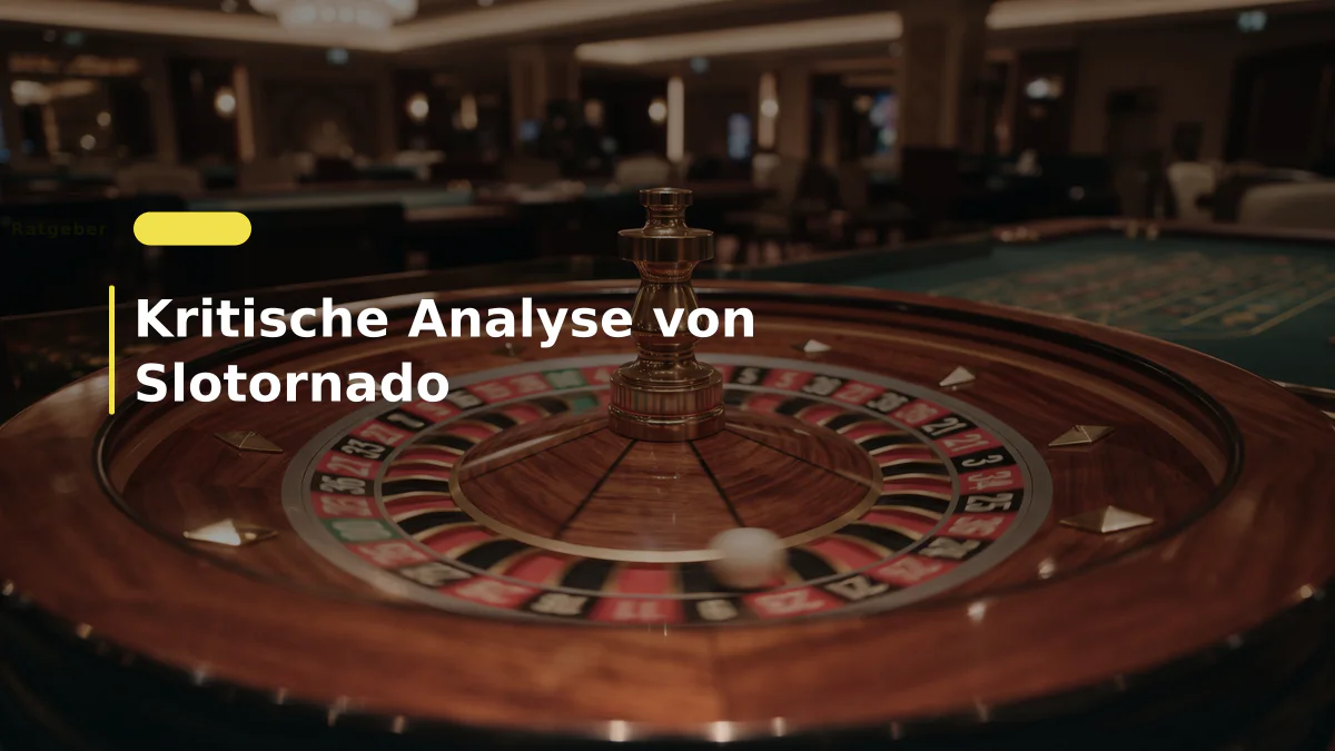 Kritische Analyse von Slotornado