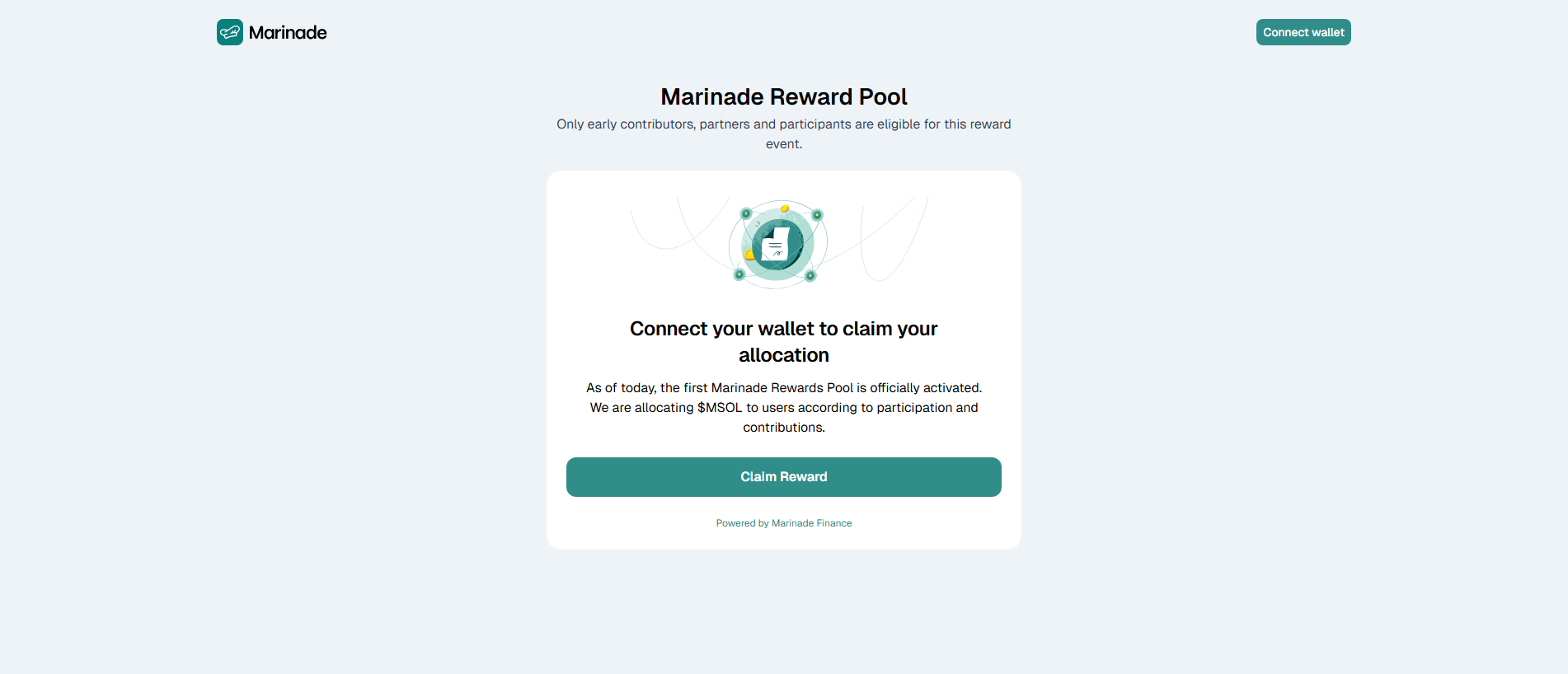 Stored capture of marinadereward.live