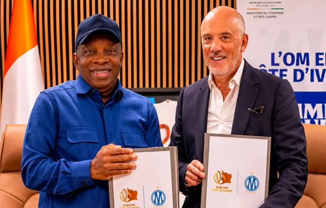 Illustration - Sublime Côte d'Ivoire et l'Olympique de Marseille prolongent leur partenariat jusqu'en 2029