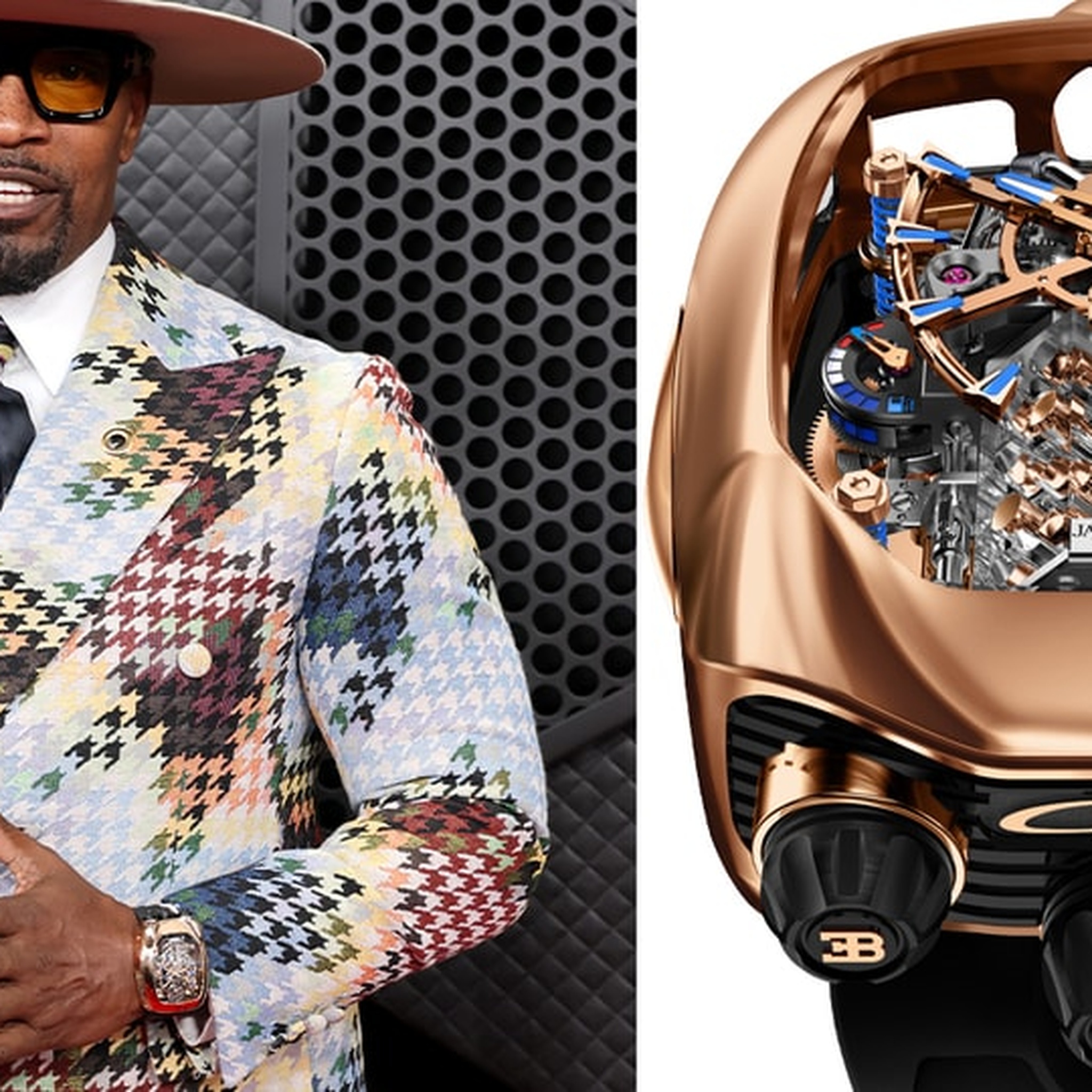 Jamie Foxx Wears Jacob & Co. Watch to the Grammys – Engineering Excellence in Fashion Awards