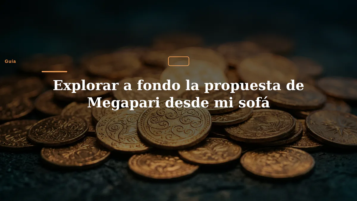 Explorar a fondo la propuesta de Megapari desde mi sofá