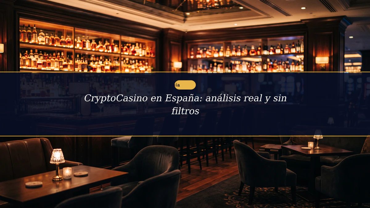 CryptoCasino en España: análisis real y sin filtros
