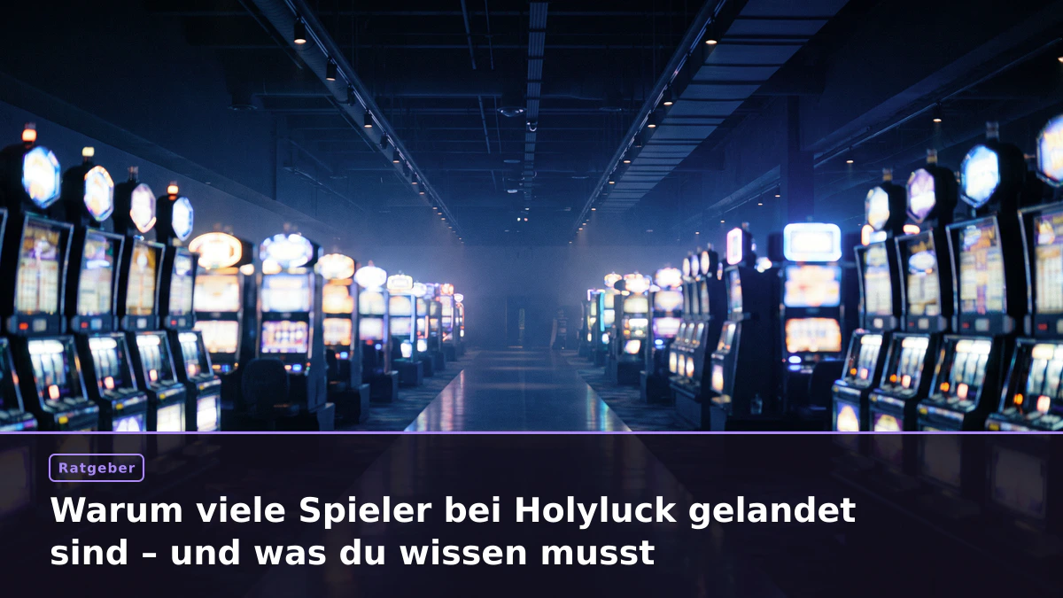 Warum viele Spieler bei Holyluck gelandet sind – und was du wissen musst