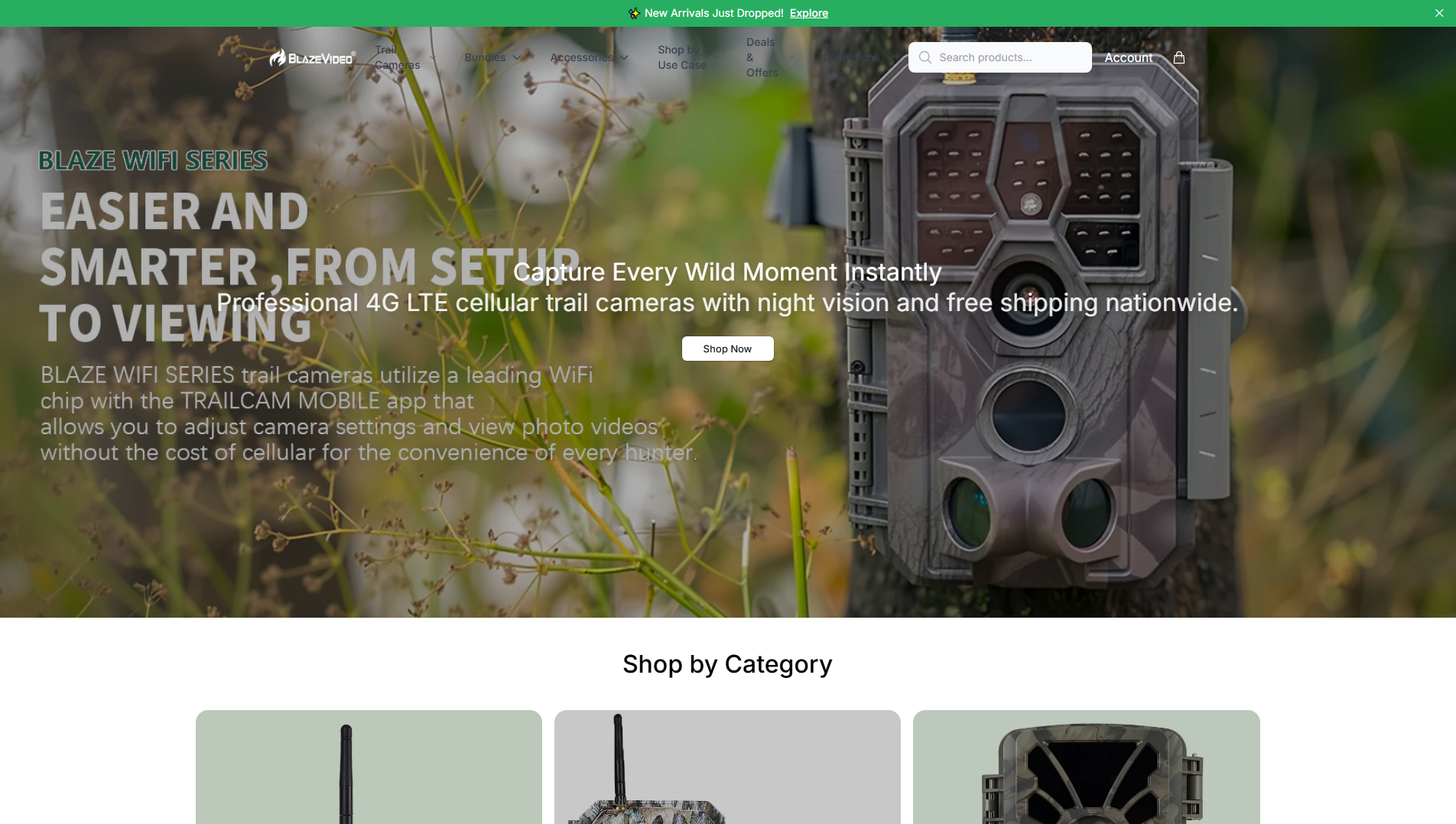 Stored capture of blazevideohq.shop