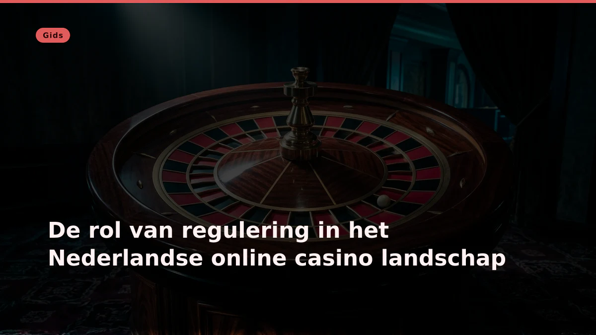 De rol van regulering in het Nederlandse online casino landschap