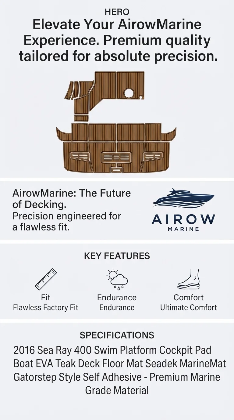 2016-sea-ray-400-swim-platform-cockpit-eva-foam-teak-deck-mat detail