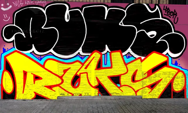 Graffiti artwork by Zkur