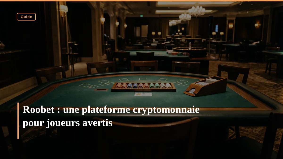 Roobet : une plateforme cryptomonnaie pour joueurs avertis