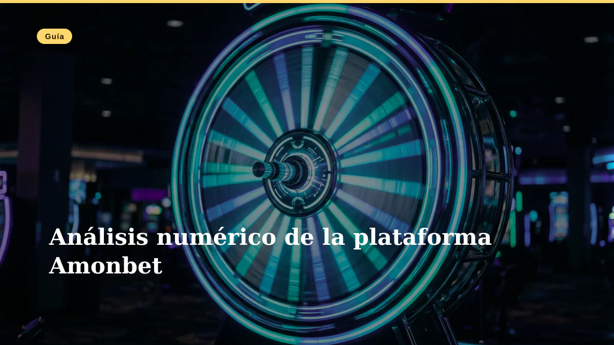 Análisis numérico de la plataforma Amonbet