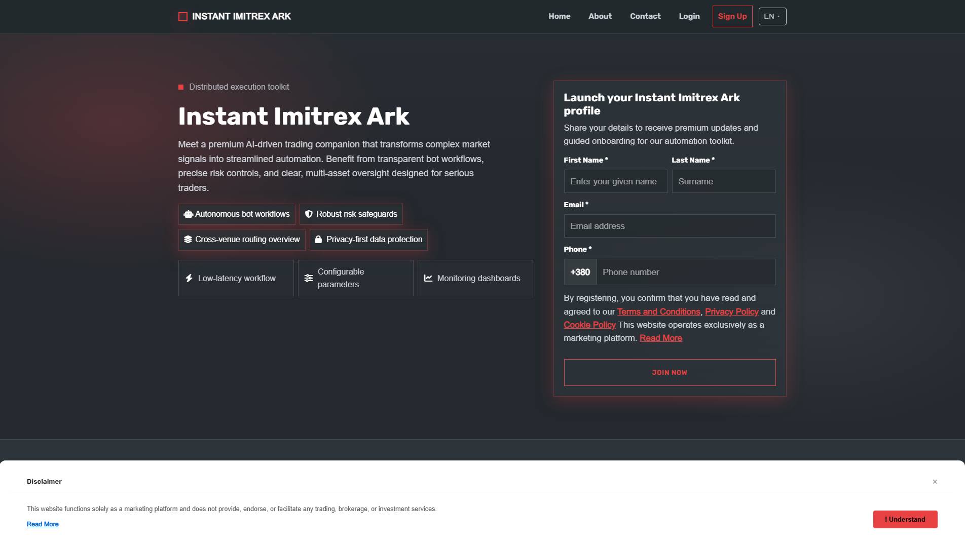 Stored capture of instantimitrexark.pro