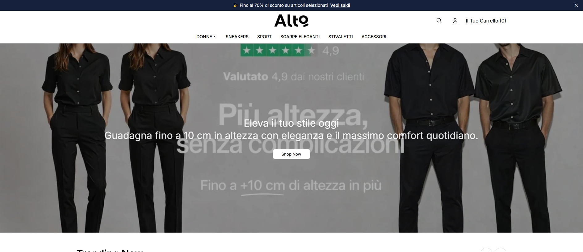 Stored capture of altofirenzeofficial.shop