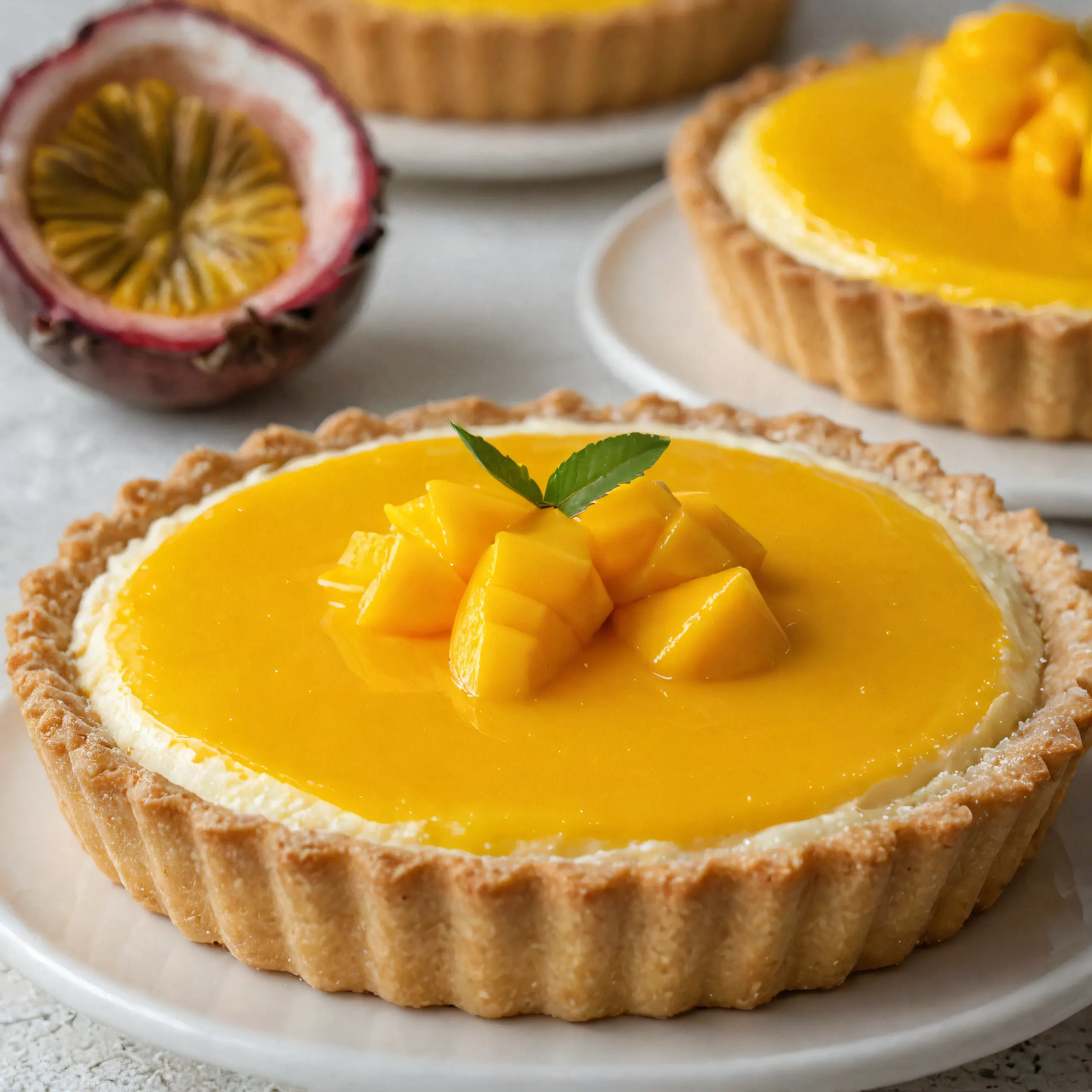 Mango Vanilla Mirror Tart Formula