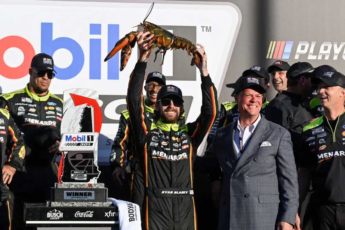 Ryan Blaney Holds Off Bubba Wallace for New Hampshire Win