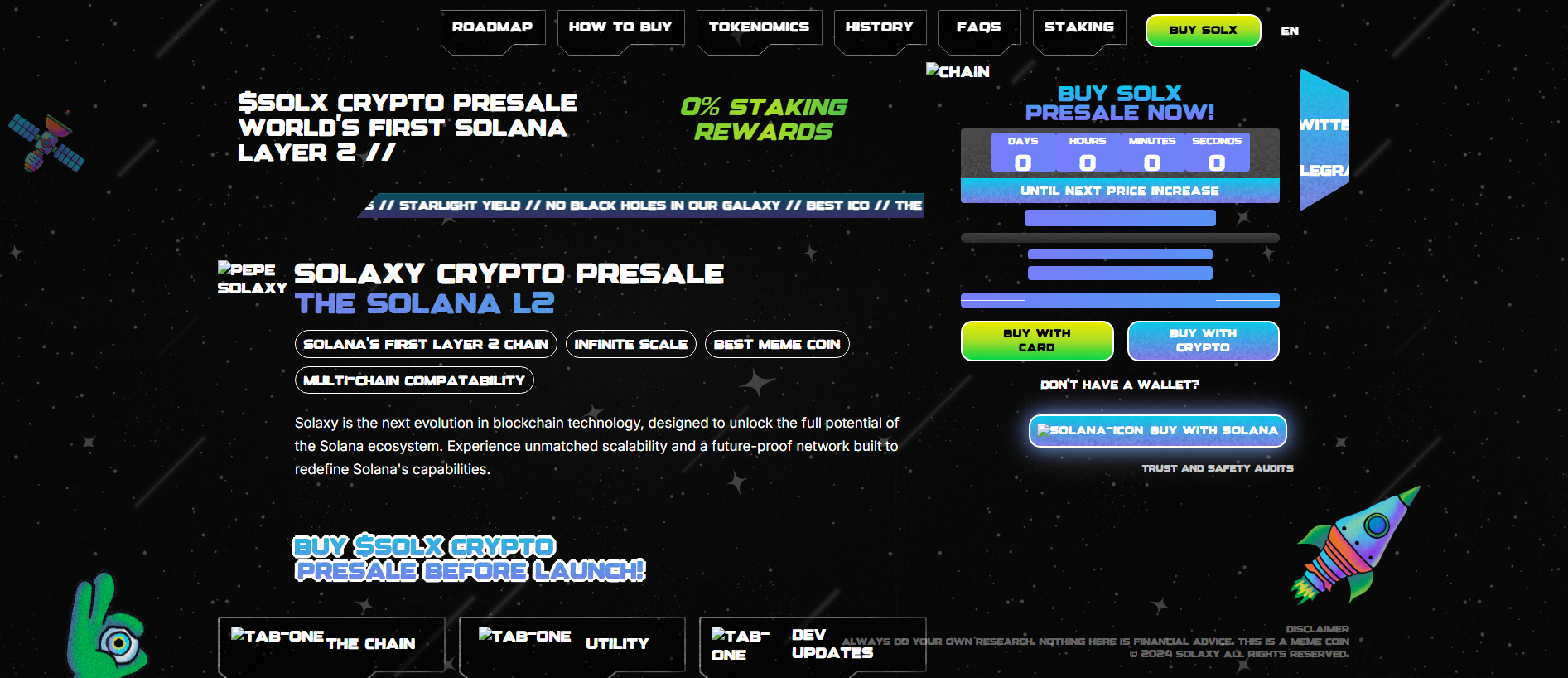 Screenshot of solaxy-allocations.pages.dev