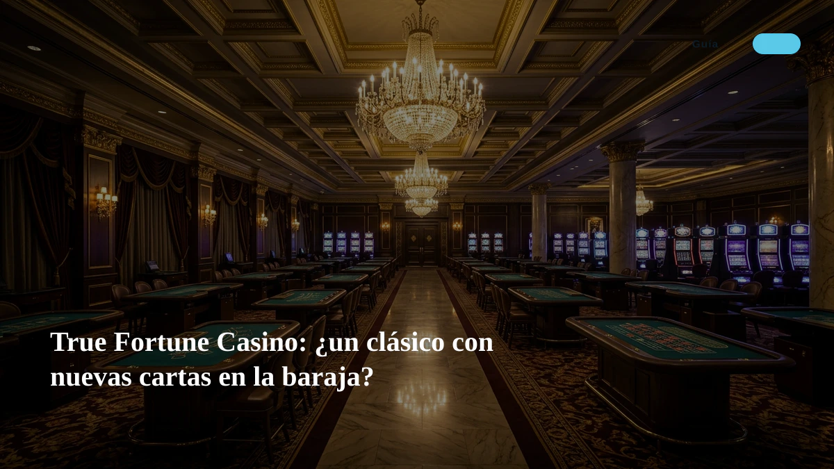 True Fortune Casino: ¿un clásico con nuevas cartas en la baraja?