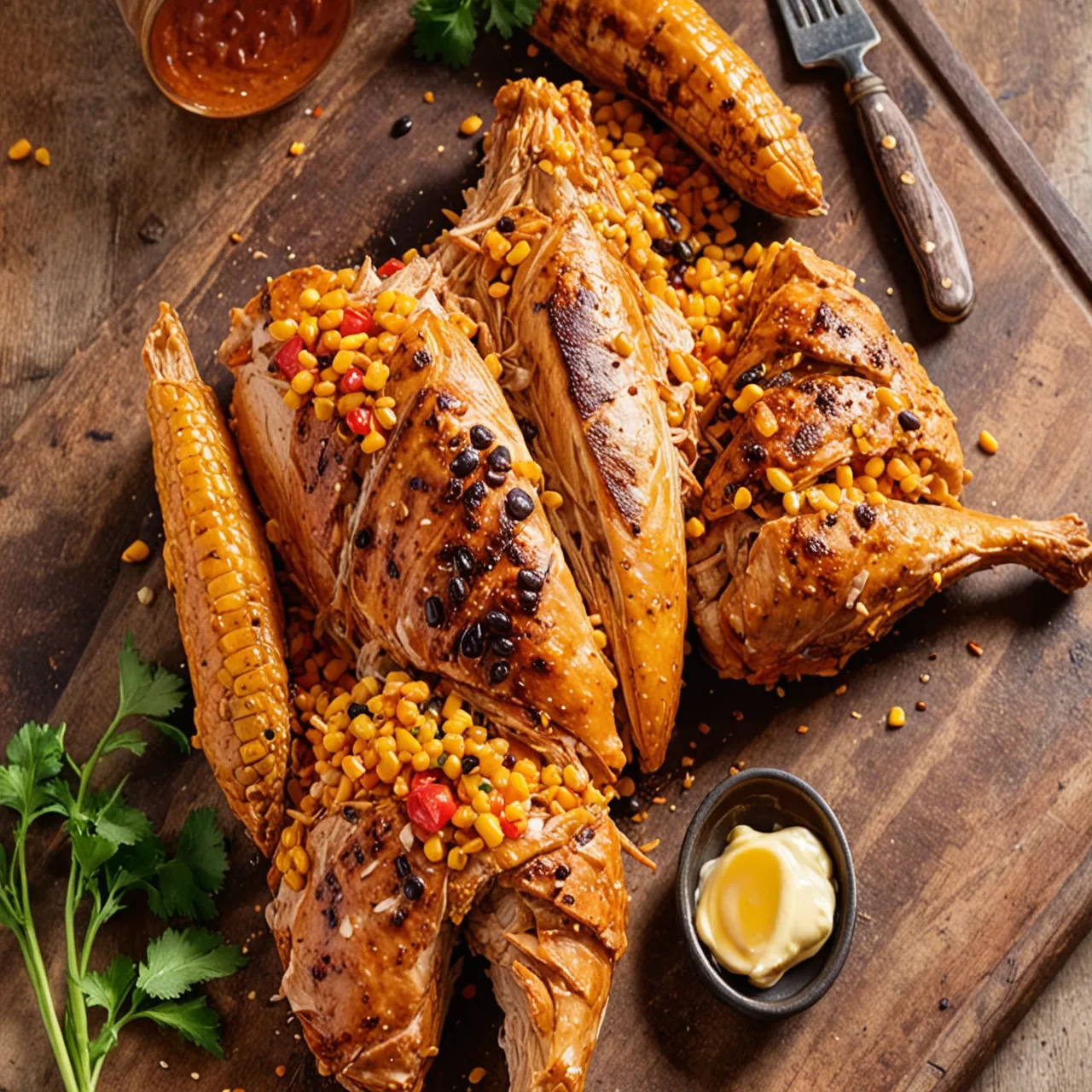 Southwest Chicken Salad with High Protein