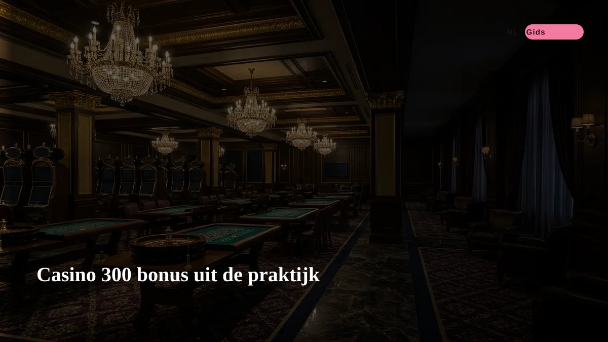 Casino 300 bonus uit de praktijk