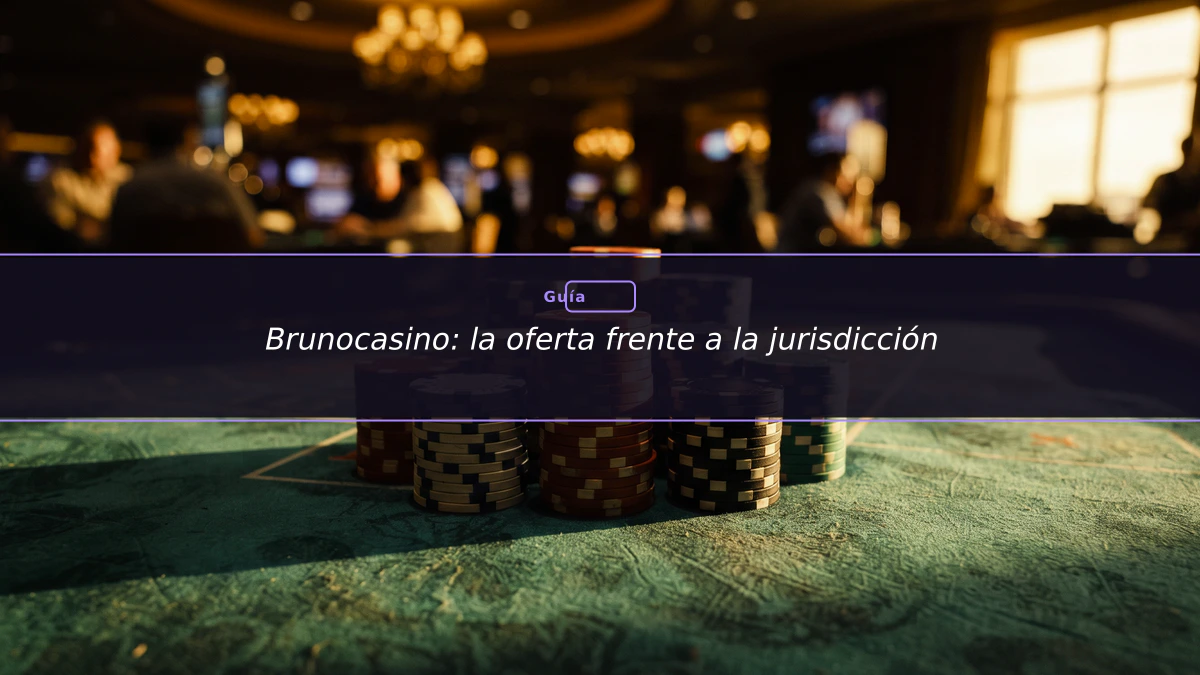 Brunocasino: la oferta frente a la jurisdicción