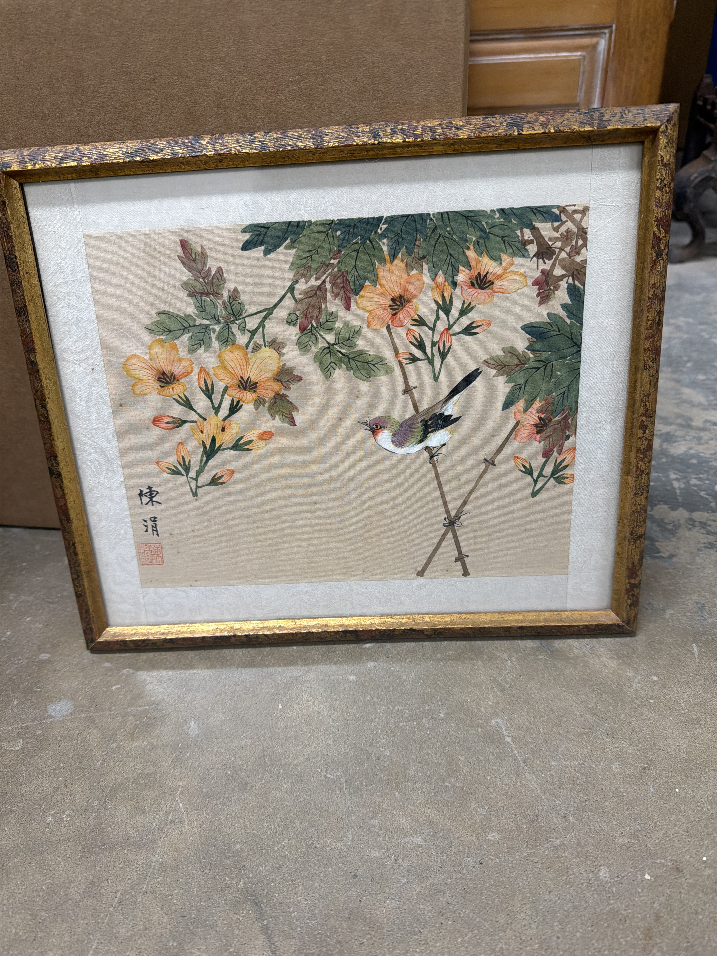 Raw Japanese Silk Square Art
