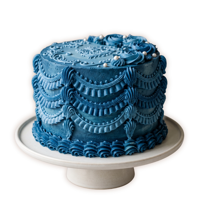 Blue Velvet Vintage Cake
