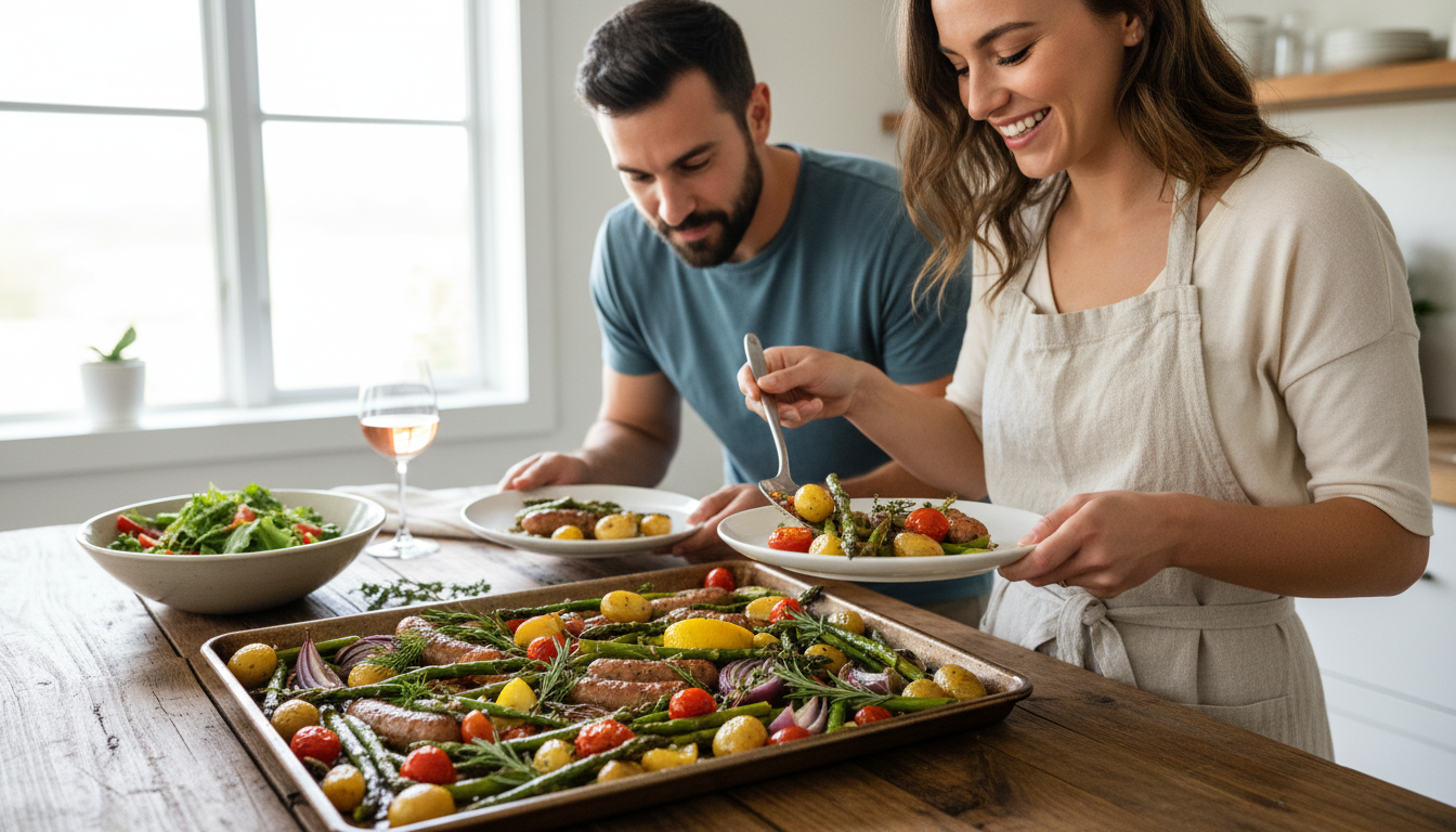One-Pan Sheet Pan Dinners for Minimal Cleanup | easy spring dinner recipes