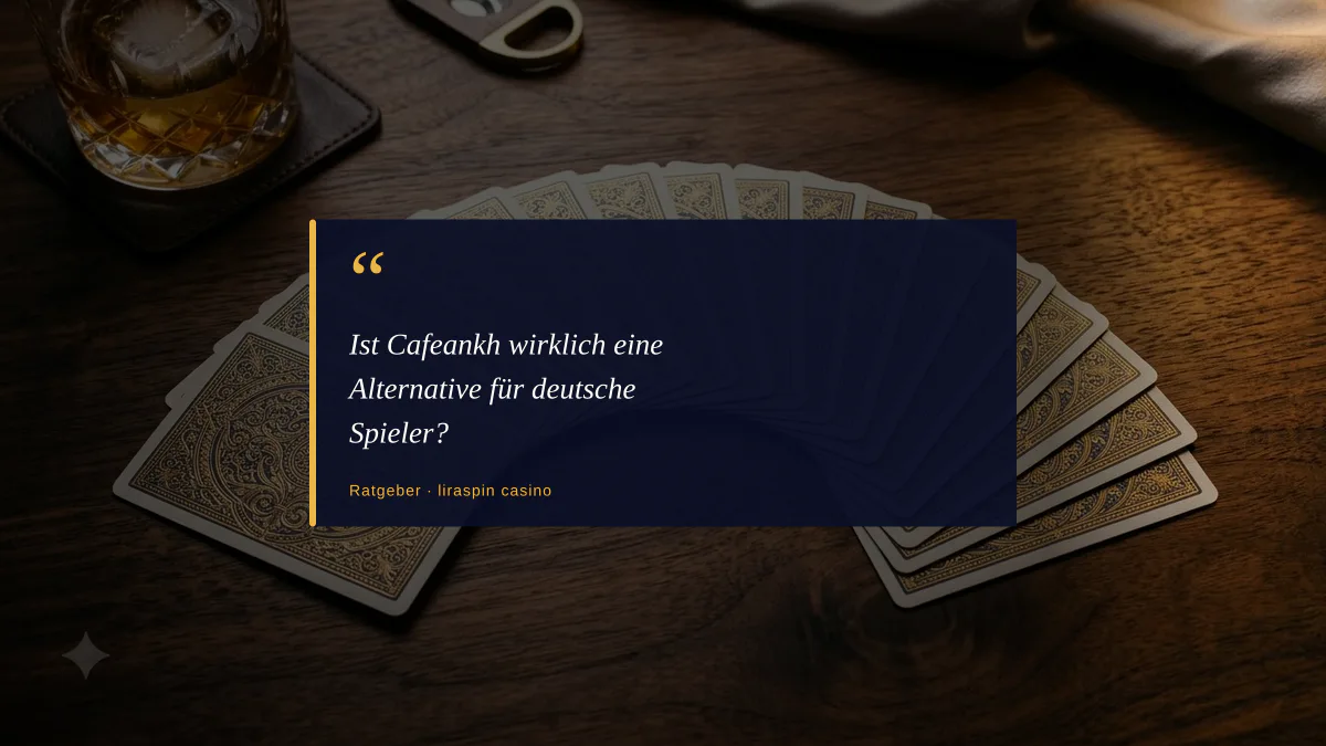 Ist Cafeankh wirklich eine Alternative für deutsche Spieler?