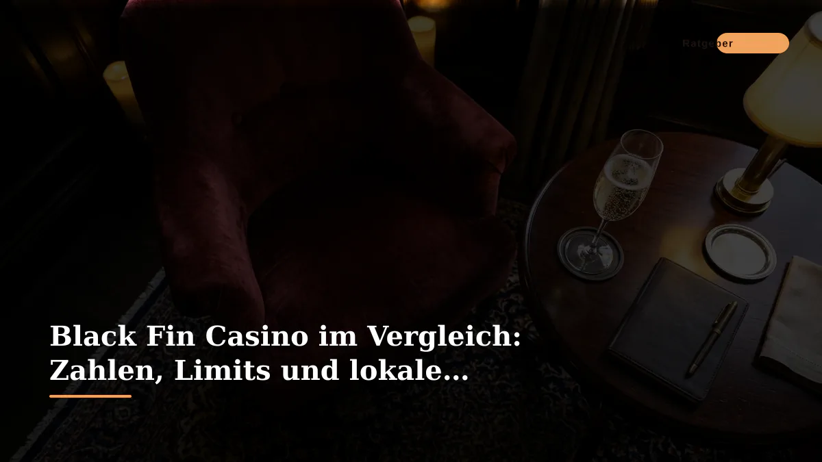 Black Fin Casino im Vergleich: Zahlen, Limits und lokale Alternativen