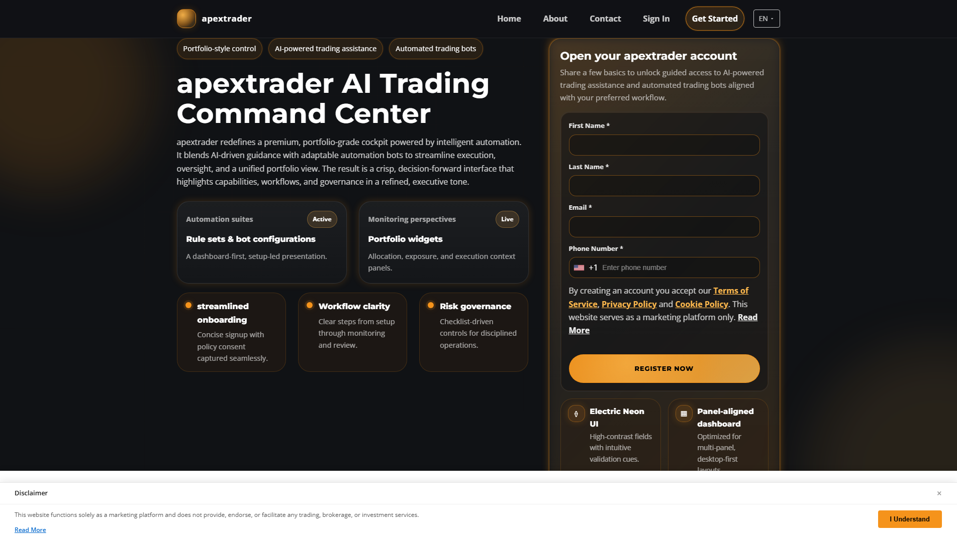 Stored capture of apextrader-solution.com