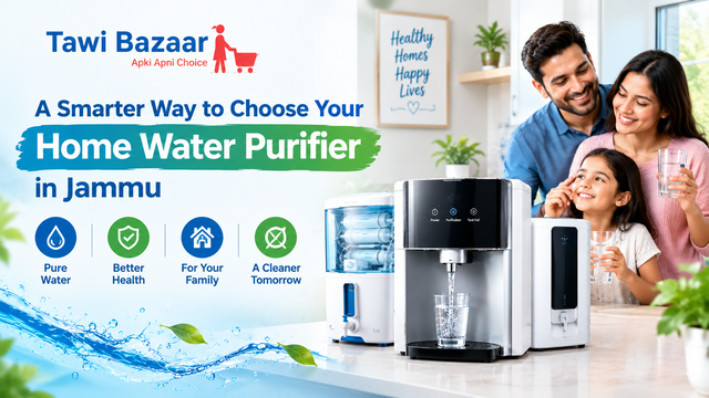 Looking for a suitable water purification system for your home in Jammu? Explore tips for comparing products, understanding water quality, and choosing the right purifier for your family. Learn about installation, maintenance, and local service support before making a purchase. Find helpful guidance when searching for a water purifier shop near me or a water filter shop near me to make a more informed decision.

for more info : https://tawibazaar.com/