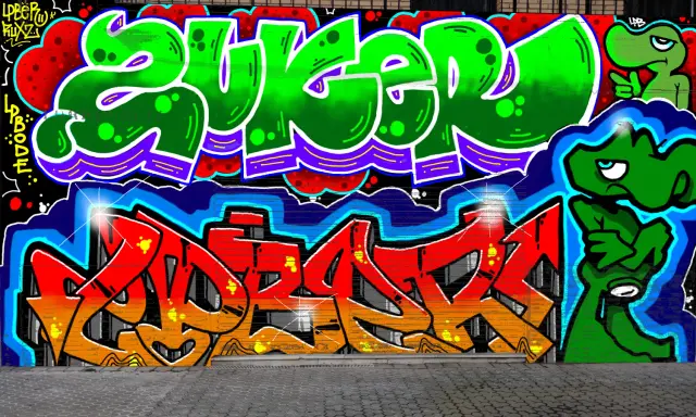 Graffiti artwork by Zkur