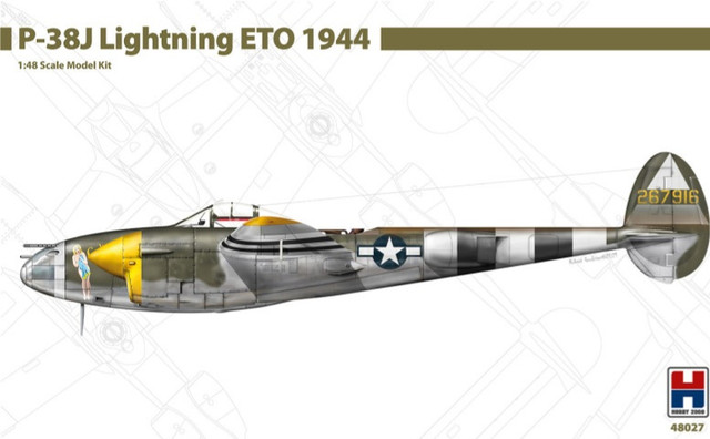 Academy 1:48 – Lockheed P-38J/L – Maquette Avion à Construire, Réédition TouchEZ Snoop