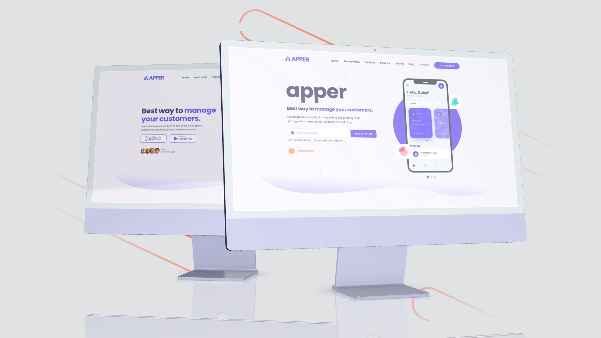 Web Promo Desktop Mockup Web Promo Desktop Mockup