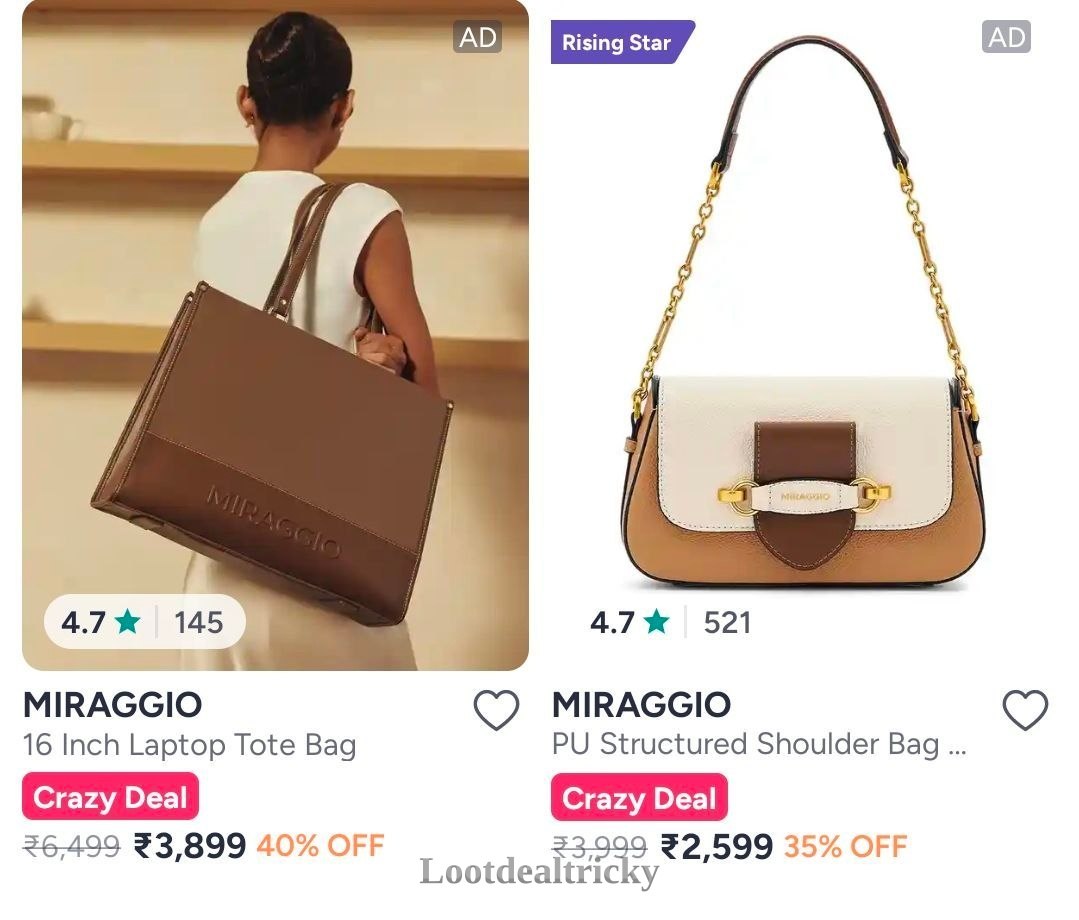 Miraggio Exclusive Sale – Excellent Saving Offer @ 40% OFF Miraggio Exclusive Sale – Excellent Saving Offer @ 40% OFF